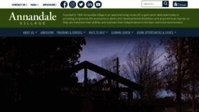 What Annandale.org website looked like in 2020 (3 years ago)