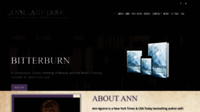 What Annaguirre.com website looked like in 2020 (3 years ago)