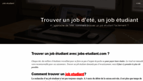 What Annuaire-etudiants.net website looked like in 2020 (3 years ago)
