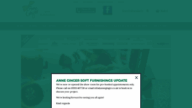 What Anneginger.co.uk website looked like in 2020 (3 years ago)