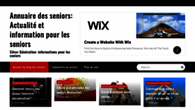 What Annuaire-des-seniors.com website looked like in 2020 (3 years ago)