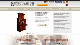 What Anticuarium.net website looked like in 2020 (3 years ago)