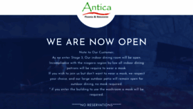 What Anticapizzeria.ca website looked like in 2020 (3 years ago)