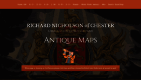 What Antiquemaps.com website looked like in 2020 (3 years ago)