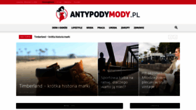 What Antypodymody.pl website looked like in 2020 (3 years ago)