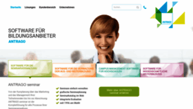What Antrago.de website looked like in 2020 (3 years ago)