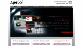 What Apesoft.es website looked like in 2020 (3 years ago)
