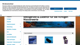 What Aquarium-laden.de website looked like in 2020 (3 years ago)