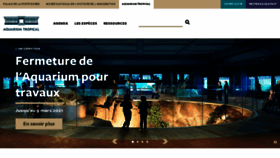 What Aquarium-portedoree.fr website looked like in 2020 (3 years ago)