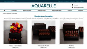 What Aquarelle-gourmand.es website looked like in 2020 (3 years ago)