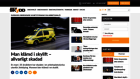 What Arbetarskydd.se website looked like in 2020 (3 years ago)
