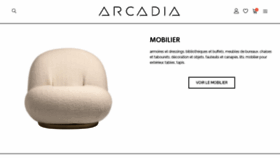 What Arcadiameubles.ch website looked like in 2020 (3 years ago)