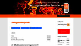 What Arrangementenparade.nl website looked like in 2020 (3 years ago)