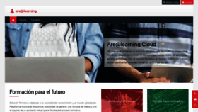 What Areaelearning.es website looked like in 2020 (4 years ago)