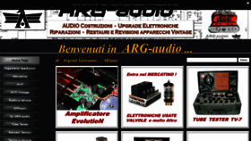 What Argaudio.it website looked like in 2020 (3 years ago)