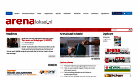 What Arenalokaal.nl website looked like in 2020 (3 years ago)