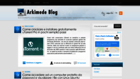 What Arkimedeblog.com website looked like in 2020 (3 years ago)