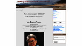 What Arsitra.org website looked like in 2020 (3 years ago)