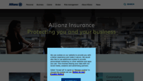 What Allianz.co.uk website looked like in 2020 (3 years ago)