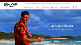 What Alohafunwear.com website looked like in 2020 (3 years ago)