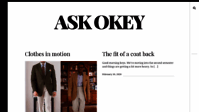 What Askokey.com website looked like in 2020 (3 years ago)