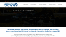 What Asso-jockeys.com website looked like in 2020 (3 years ago)