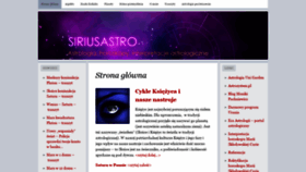 What Astrologia.org.pl website looked like in 2020 (3 years ago)