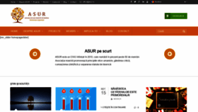 What Asur.ro website looked like in 2020 (3 years ago)