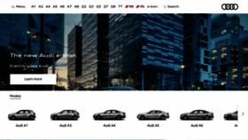 What Audi.com.cy website looked like in 2020 (3 years ago)
