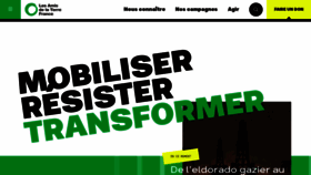 What Amisdelaterre.org website looked like in 2020 (3 years ago)