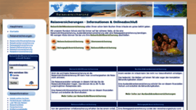 What Auslandversicherungen.de website looked like in 2020 (3 years ago)