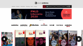 What Autenticaeditora.com.br website looked like in 2020 (3 years ago)
