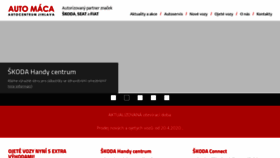 What Automaca.cz website looked like in 2020 (3 years ago)