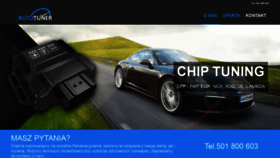 What Autotuner.pl website looked like in 2020 (3 years ago)