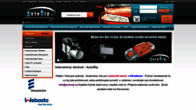 What Autosip.cz website looked like in 2020 (3 years ago)