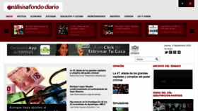 What Analisisafondo.com website looked like in 2020 (3 years ago)