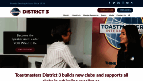What Aztoastmasters.org website looked like in 2020 (3 years ago)