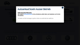 What Autoankauf.koeln website looked like in 2020 (3 years ago)