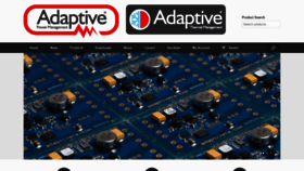 What Adaptivete.com website looked like in 2020 (3 years ago)
