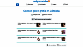 What Amigoscordoba.com website looked like in 2020 (3 years ago)