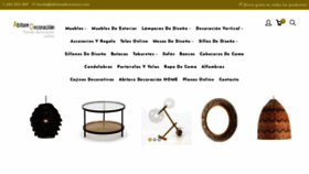 What Abitaredecoracion.com website looked like in 2020 (3 years ago)