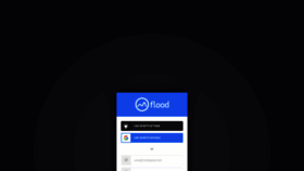 What App.flood.io website looked like in 2020 (3 years ago)