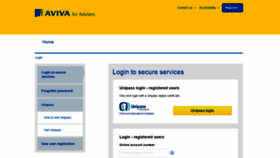 What Aviva-for-advisers.co.uk website looked like in 2020 (3 years ago)
