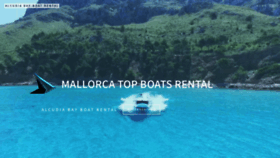 What Alcudia-boat-rental.com website looked like in 2020 (3 years ago)
