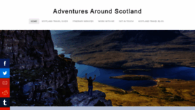 What Adventuresaroundscotland.com website looked like in 2020 (3 years ago)