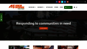What Africanenterprise.org website looked like in 2020 (3 years ago)