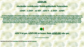 What Aimn.de website looked like in 2020 (4 years ago)