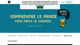 What Apreslabiere.fr website looked like in 2020 (3 years ago)