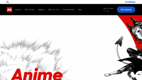 What Anime-expo.org website looked like in 2020 (3 years ago)