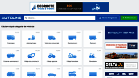 What Autoline-eu.ro website looked like in 2020 (3 years ago)